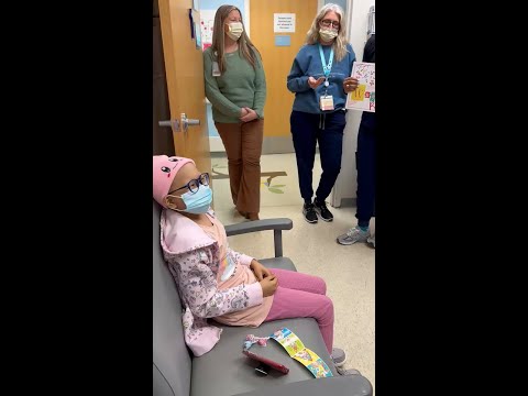 St. Jude patient Rinoa's no more chemo party🎉