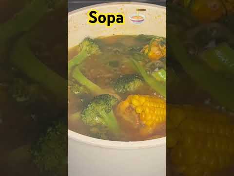 #sopa 🍜 deliciosa para el frío 🥶 y también para deleitar su sabor 🍜