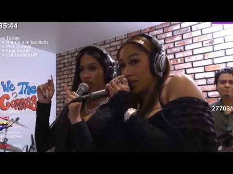 Bia & Lakeyah Live Freestyle with Band