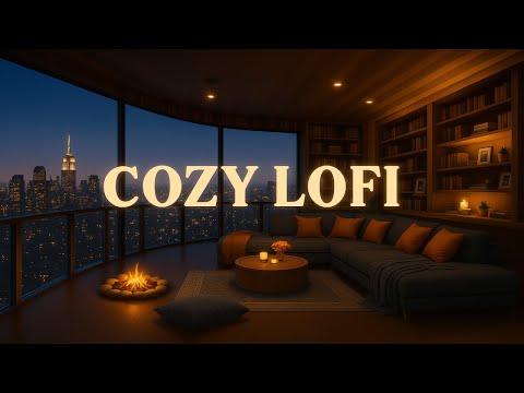 Experience The MOST RELAXING City View with Cozy Jazz