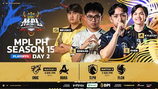 🔴 LIVE | MPL PH S15 | ENGLISH - Playoffs Day 2