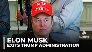 Elon Musk announces departure from US President Trump’s administration
