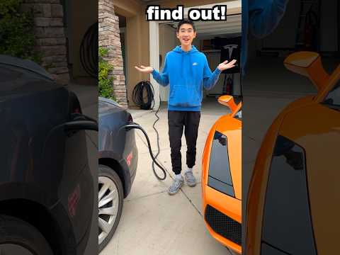 I Drained My Tesla To 0% 😳 #shorts