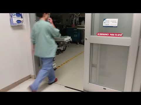 Haunted Emergency Room Door