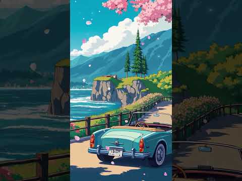 Happy mood with spring trip 🚗  #lofi #lofihiphop #littleloficute