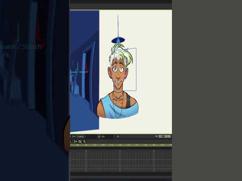 messing around with stage creation and depth of field #mohopro #animation #wip #art #bitmap #oc