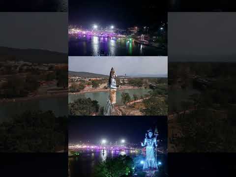 हरिहर के मिलन की नगरी का आह्लादित नजारा। #haridwar #योगी_आदित्यनाथ