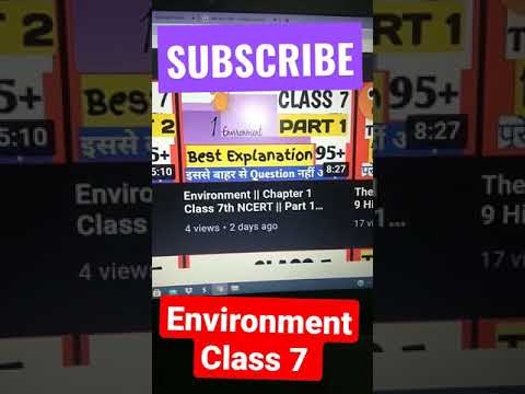 Environment class 7 geography chapter 1 #shorts