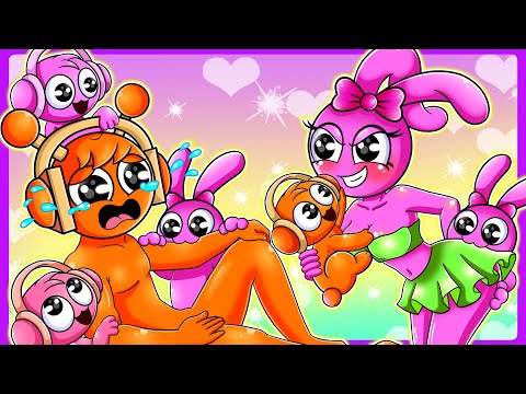 Orange Oren and Pinki’s New Family: Oren Married to Pinki EP2| Incredibox Sprunki Animation