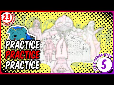 Overcoming Distractions: Drawing 5 Original Characters for My Final Style Drawing Challenge