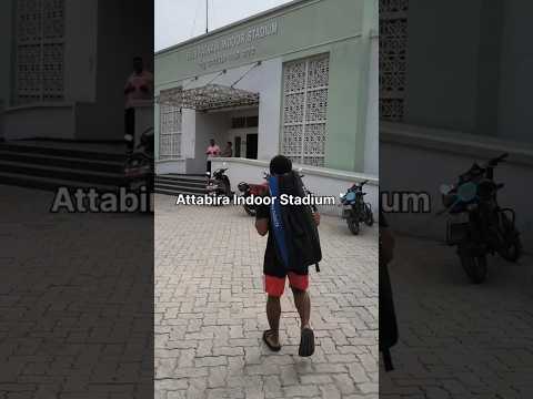 Indoor Stadium 🏸, Attabira, Bargarh #shorts #badminton #sports #practice