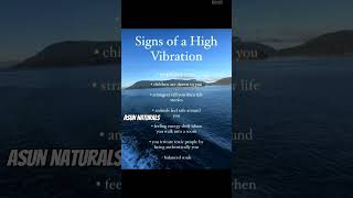 Signs of a High Vibration #highvibration #metaphysical #healing #energy