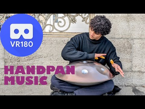 8K VR180 - Amazing Handpan Music - 3D VR