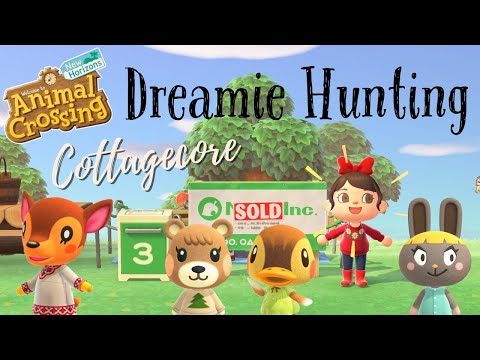 Villager Hunting for COTTAGECORE DREAMIES! Animal Crossing New Horizons