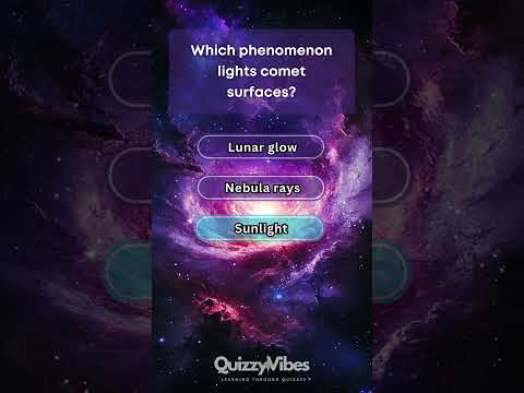 🌑⭐ Space Quiz! Earthshine, Comet Light & Star Colors! ☀️