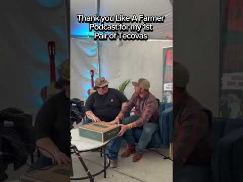 Thank you ​⁠ for having me on the podcast and gifting me my first pair of Tecovas!