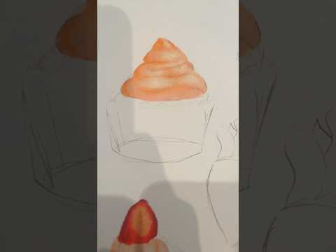 cupcake drawing asmr - ohuhu markers #art #youngartist #artform #drawing #artstyle #painting #asmr