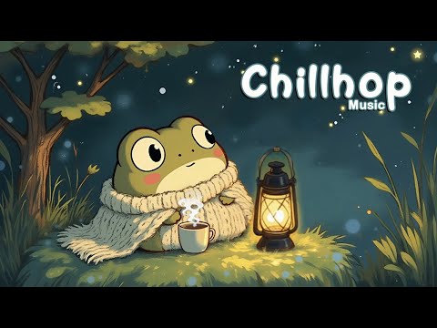Chillhop Nights 🌙 Cozy Lofi Beats with a Warm Cup & Frog Companion ☕