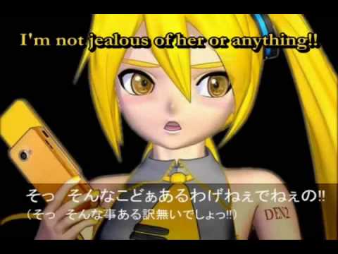 Akita Neru and Rin Kagamine's  "Okay Green Is the Enemy" With English Subs