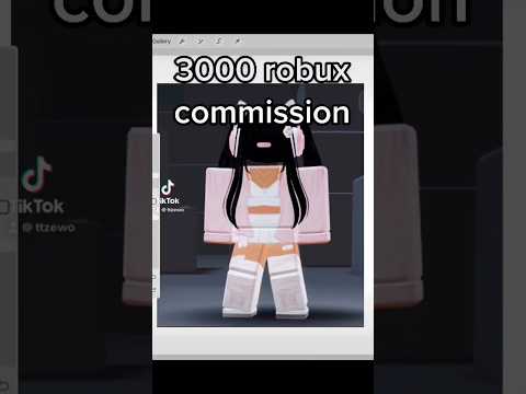 3k roblox art commission 🥰 #roblox #robloxart