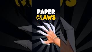 Paper Claws Tutorial ☣️✂️#craft #papercraft #diy #paper #experimnent #origami #papertoys #paperplane