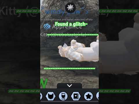 So ya I found a glitch in warrior cats ultimate edition:D