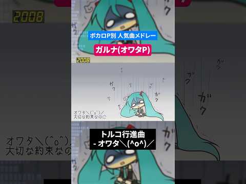 【ガルナ(オワタP)】ボカロP別人気曲メドレー