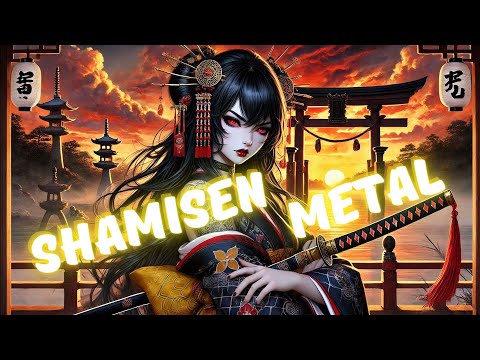 Shamisen 三味線 x Metal | Background Music for Working or Study - 和風BGM