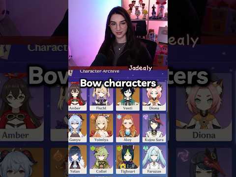 My Favorite Characters from Each Weapon Type in Genshin Impact💞