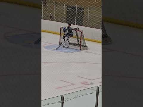 Saturday morning game!! Let's go Alex! #hockey #goalie #goaliealex