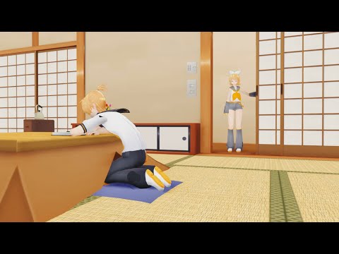 [MMD Talkloid] Rin and Len have a discussion