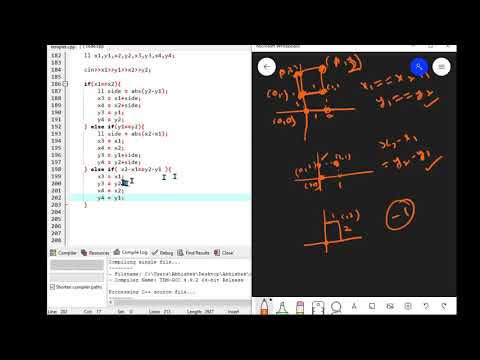 Codeforces 459A || Practice with me || Clear And crisp Coding