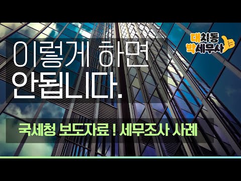 자금출처소명 조사 등 최신 국세청 세무조사 보도자료 (국세체납 체납자)