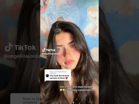 NEW: Angelina Jordan replies to "You look like Elvis" #angelinajordan #reaction #new #fyp #beautiful