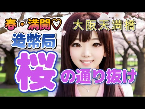 【大阪・天満橋】造幣局の桜の通り抜け
