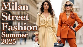 🔥 How Italians Dress for Summer. June 2025 Milan Fashion – Elegant Outfits for Hot Summer Days