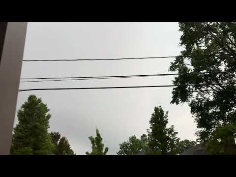 Storm clouds expected the video wasn’t able to capture all the crazy events sadly