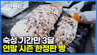 만드는 데만 몇 달, 한 달 내내 먹는 연말에만 먹을 수 있는 빵｜한 달 남은 크리스마스를 기다리는 방법｜디저트 코스 요리｜각양각색 달콤한 디저트의 향연｜극한직업｜#골라듄다큐