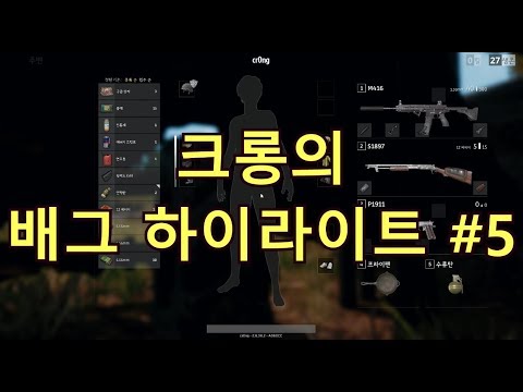 크롱의 배그하이라이트 #5
