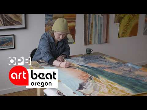 Exploring abstract watercolor art with Lindsey Fox | Oregon Art Beat