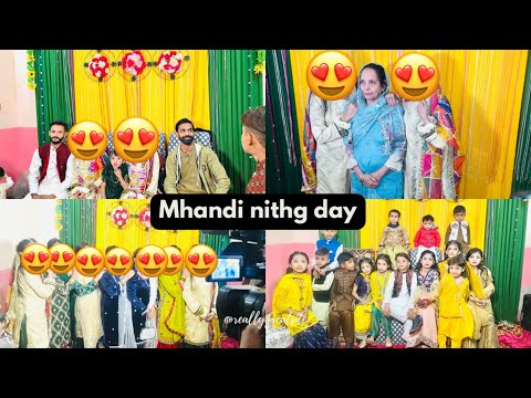 Mahandi Night Day Program Shat hi Choti Bhan k Fanichar Bhi Dikha Diya AwaisUsmanVlogs