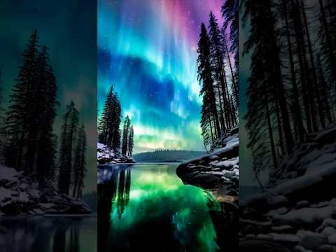 NORTHER LIGHTS,  AURORA BOREALIS, ALASKA, NORWAY,  #northernlights #auroraborealis #shorts