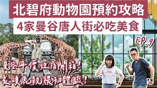 曼谷自由行EP.9🇹🇭4家曼谷唐人街必吃美食、曼谷住宿開箱、北碧府野生動物園餵長頸鹿預約攻略❗️(曼谷美食/曼谷旅遊/曼谷旅行/曼谷景點/北碧府自由行/北碧府景點/曼谷vlog/泰國vlog)2A夫妻