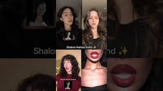 Who won the trend guys ? #fashion #shalom #harlow #makeup #trending #trend #tiktok