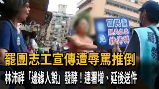 罷團志工宣傳遭辱罵推倒－民視新聞
