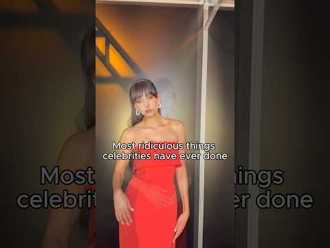 Most ridiculous things celebrities have ever done 😱#celebrity #hollywood #celebritygossip #shorts