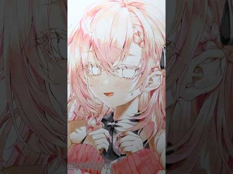 しなのちゃん描いてみた🫧 #イラストメイキング #shorts