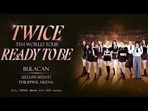 5th TWICE READY TO BE CONCERT TOUR LIVE IN MANILA (BULACAN) 093023 - FULL VIDEO IN 4K
