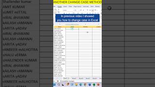 Excel Tutorial: Transform Text Case Easily! #ExcelTips #TextCase #DataFormatting #ExcelTutoria