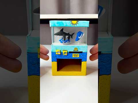 DIY Working TRALALERO TRALALA Vending Machine with Paper | Paper Craft Ideas #shorts #papercraft